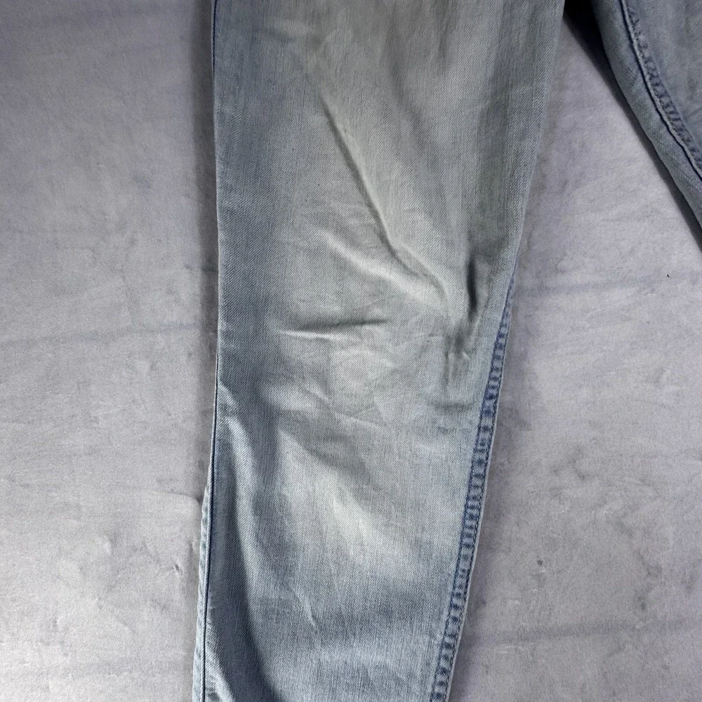 Hollister Womens Super‎ Skinny Jeans Light Blue 5-Pockets High Rise Slim Fit 5S